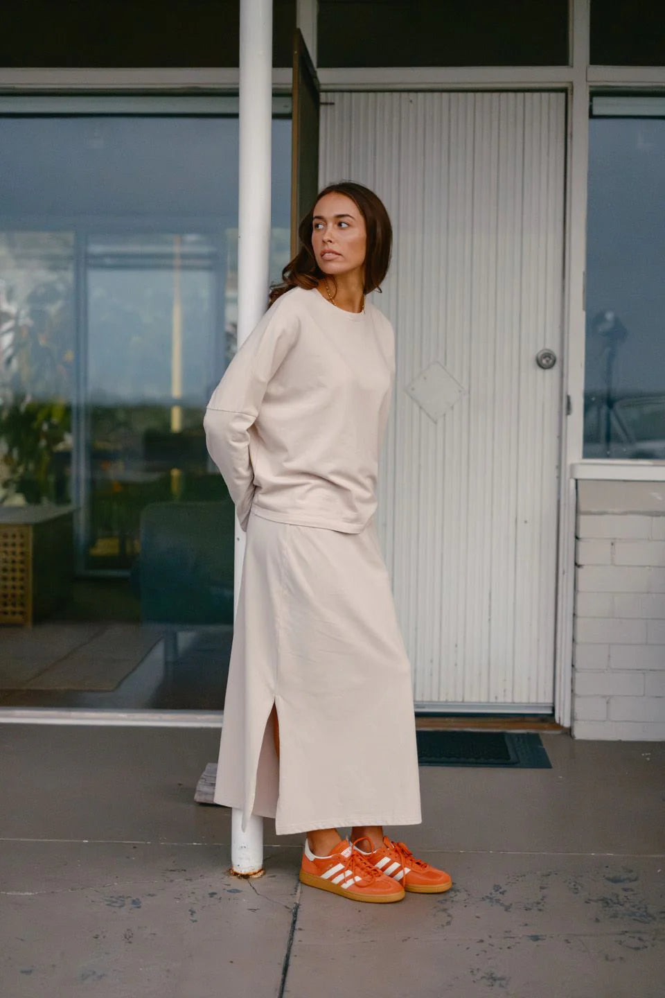 TITCHIE BANTER SKIRT - Stone