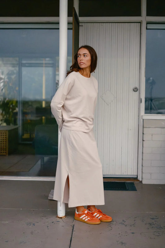 TITCHIE BANTER SKIRT - Stone