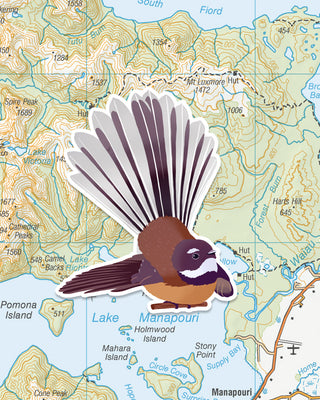 LOVE THY LAND - STICKER - FANTAIL