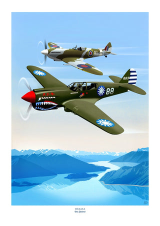 LOVE THY LAND - WANAKA WARBIRDS -  A4
