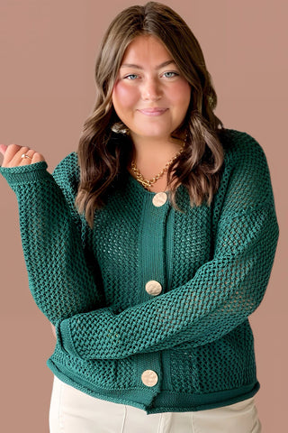 THE REPUBLIC CO. - Seafoam Cardi
