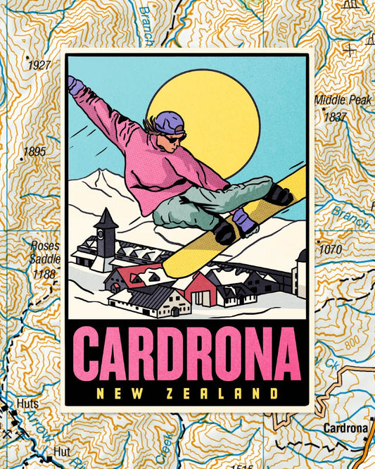 LOVE THY LAND - Coronet Peak - Sticker