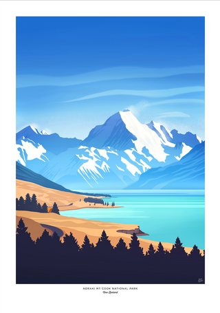 LOVE THY LAND - Aoraki Mt Cook National Park - A4
