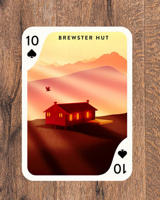 LOVE THY LAND -  PLAYING CARDS - BACKCOUNTRY HUTS