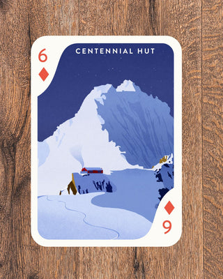 LOVE THY LAND -  PLAYING CARDS - BACKCOUNTRY HUTS
