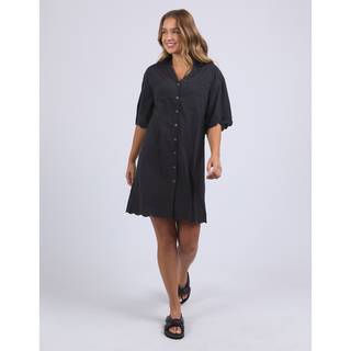FOXWOOD MADELEINE SHIRT DRESS - Black