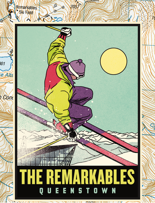 LOVE THY LAND - The Remarkables sticker - Sticker