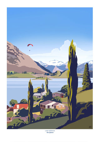 LOVE THY LAND - LAKE WANAKA -  A4