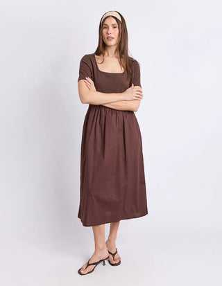 FOXWOOD - ELLA DRESS - Chocolate