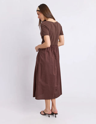 FOXWOOD - ELLA DRESS - Chocolate