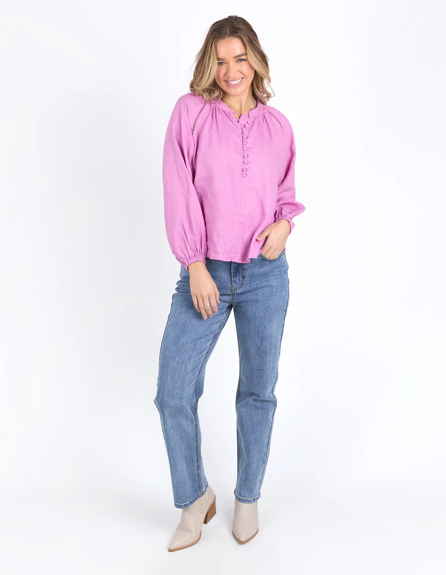FOXWOOD SARDINIA BLOUSE - Fuchsia