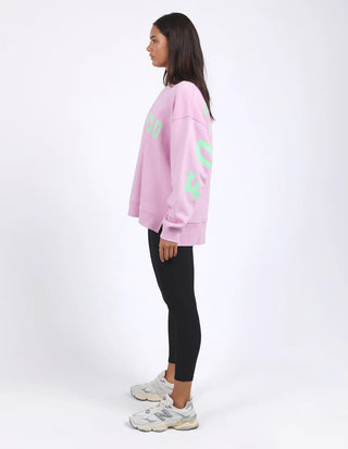 FOXWOOD INTERVAL CREW - Pink / Green