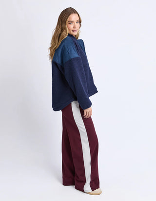 FOXWOOD - ARIZONA FLEECE ZIP THRU - Navy