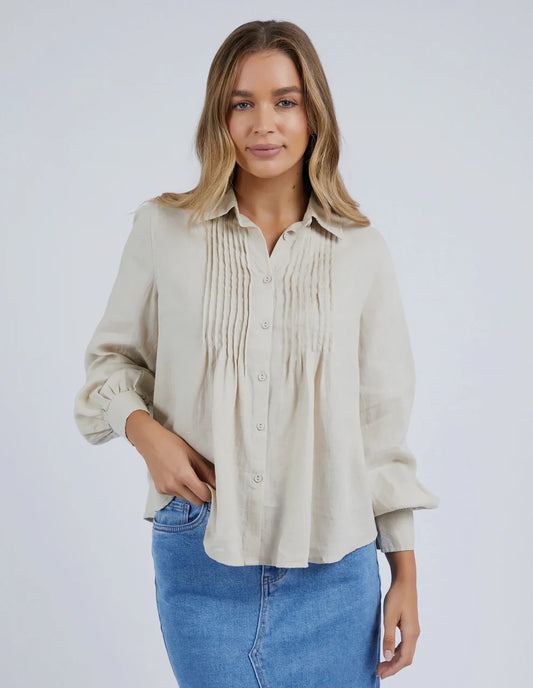 FOXWOOD TOULOUSE BLOUSE - Oat