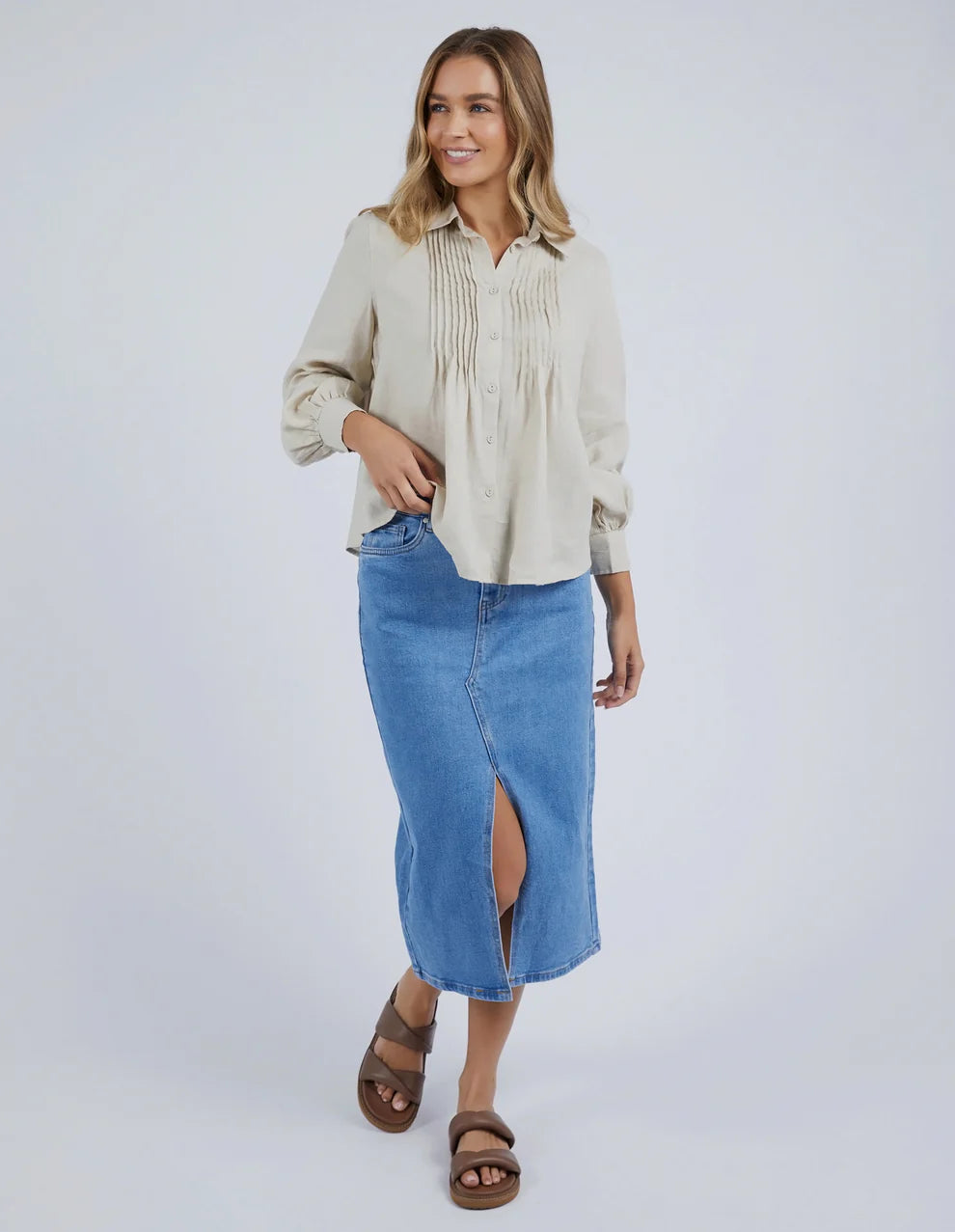 FOXWOOD TOULOUSE BLOUSE - Oat