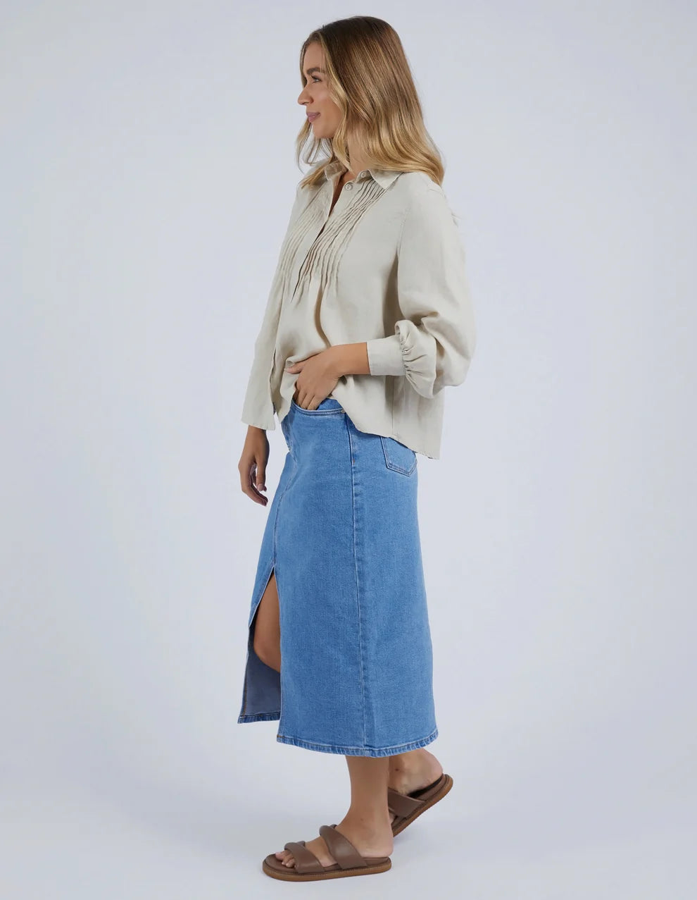 FOXWOOD TOULOUSE BLOUSE - Oat