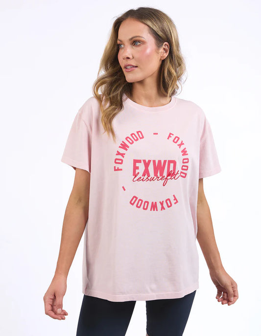 FOXWOOD INTENSITY TEE - PALE PINK
