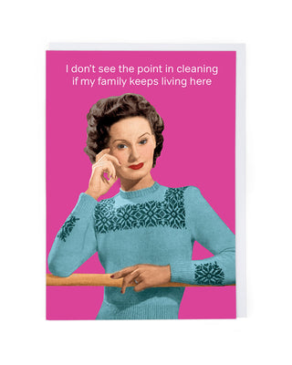 CATH TATE CARDS -THE POINT IN CLEANING