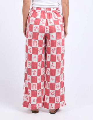 FOXWOOD BIARITTZ PANT - Crimson Print