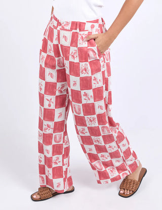 FOXWOOD BIARITTZ PANT - Crimson Print
