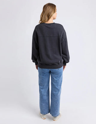FOXWOOD FLORET CREW - Black
