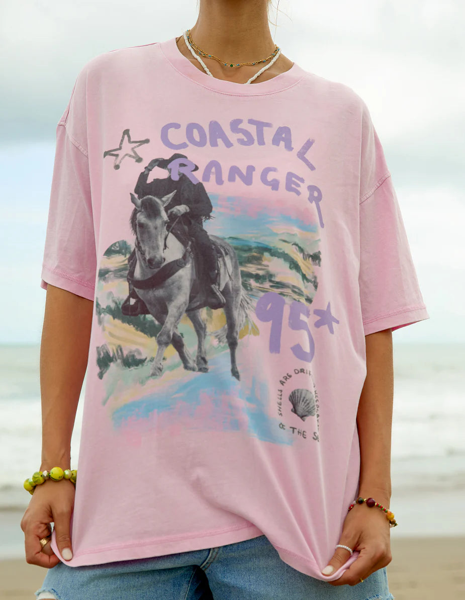 FOXWOOD - Coastal Ranger Tee Bubblegum Pink