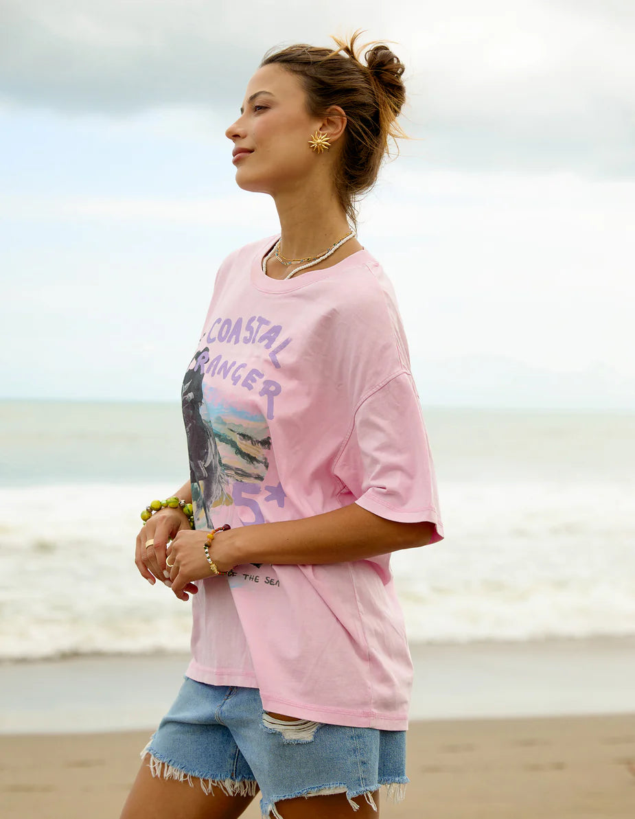 FOXWOOD - Coastal Ranger Tee Bubblegum Pink
