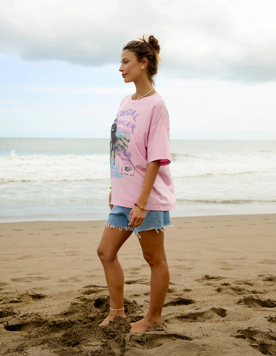 FOXWOOD - Coastal Ranger Tee Bubblegum Pink