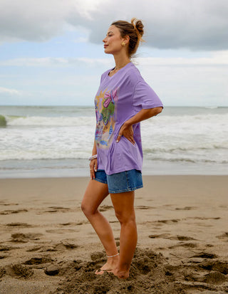 FOXWOOD - Random And Art Tee Lavender