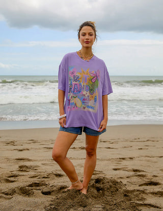 FOXWOOD - Random And Art Tee Lavender