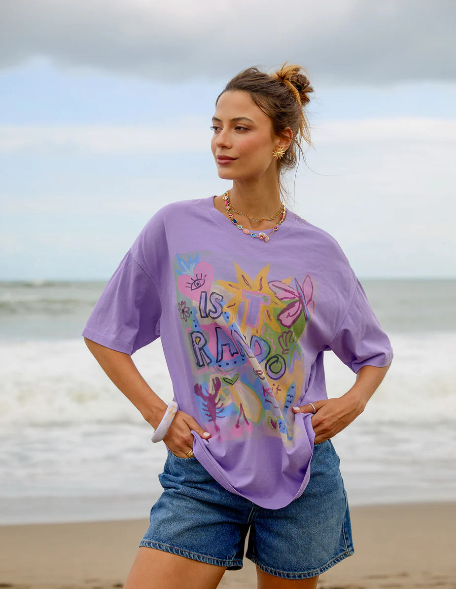 FOXWOOD - Random And Art Tee Lavender