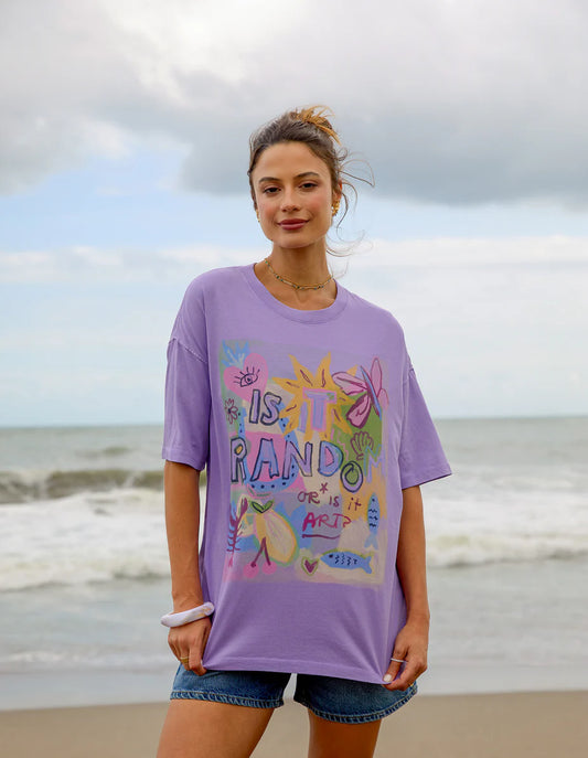 FOXWOOD - Random And Art Tee Lavender
