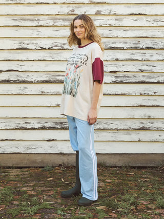 FOXWOOD - TRUST THE SEEDS TEE - Vintage White