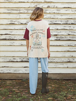 FOXWOOD - TRUST THE SEEDS TEE - Vintage White