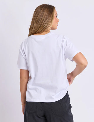 FOXWOOD - STUDIO ROSE TEE - White