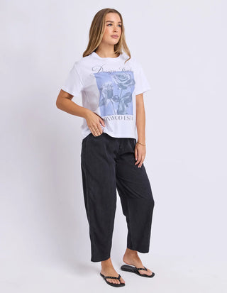 FOXWOOD - STUDIO ROSE TEE - White