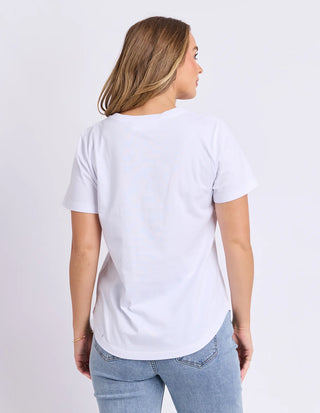 FOXWOOD - BOTANY TEE - White