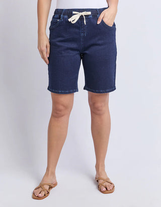 FOXWOOD GABBY BERMUDA SHORT - Dark Indigo