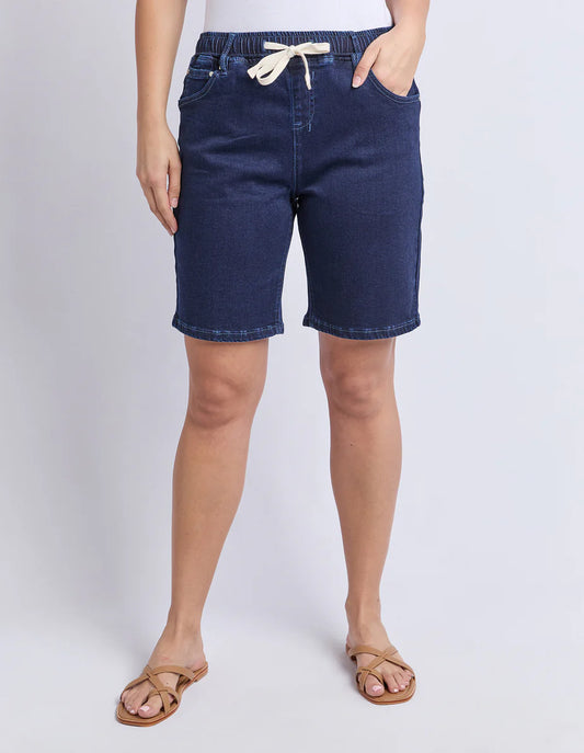 FOXWOOD GABBY BERMUDA SHORT - Dark Indigo