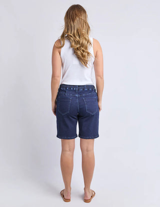 FOXWOOD GABBY BERMUDA SHORT - Dark Indigo