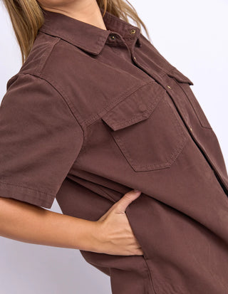 FOXWOOD - DAISY SHIRT - Chocolate