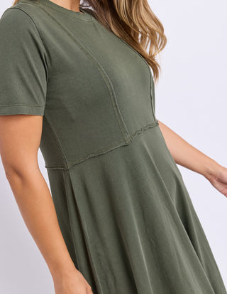 FOXWOOD - EVA MIDI DRESS - Khaki
