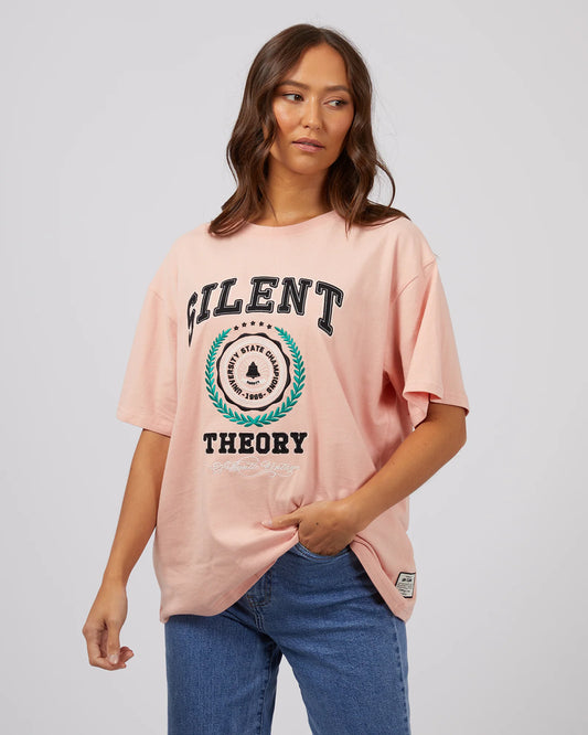 SILENT THEORY A-TEAM TEE - PALE PINK