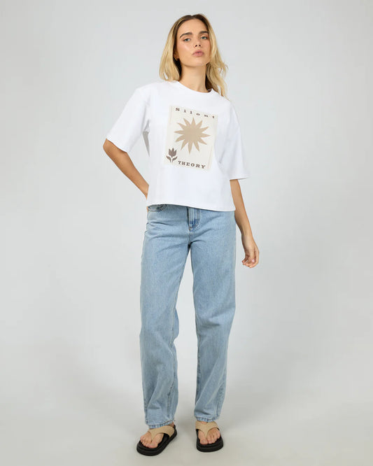 SILENT THEORY POSTER TEE - White