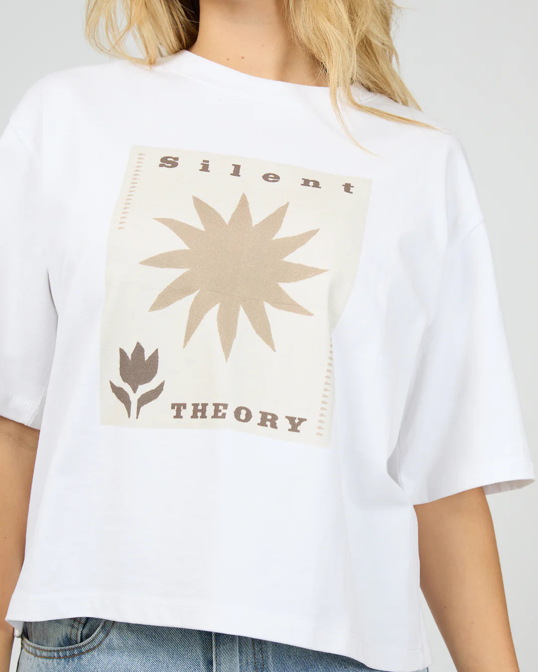 SILENT THEORY POSTER TEE - White