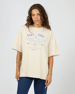 SILENT THEORY - With Reason Tee Chalk