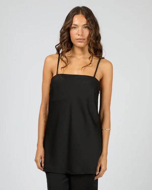 SILENT THEORY BAILEY TUNIC TOP - Black