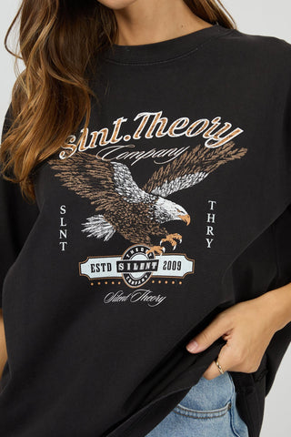 SILENT THEORY - LEGACY TEE - Washed Black