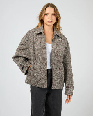 SILENT THEORY - ASHER JACKET - Chocolate