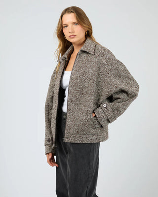 SILENT THEORY - ASHER JACKET - Chocolate